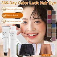 Sinazi Botanical Hair Dye Lock Color Botanical Hair Dye Cream Popular Color Hair Dyeing Tool at Home