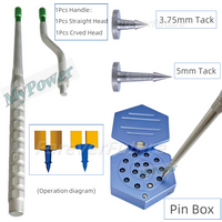 Dental Bone Tack Tac Pins Handle 3.75/5mm Titanium Tacks Membrane Guide Catcher