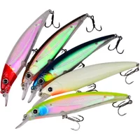 Bait Minnow 7g 14g 40g Luminous Bionic Fake Baits Plastic Hard Bait Fishing Bait Long Throw Floating Water Lure Swimbait