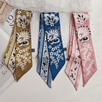 New Arrival Spring Scarf Women’s Tarot Butterfly Floral Long Silk Shawl Versatile Gift Present Decorating Neck Tie Stole Wrap