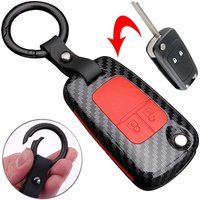 Carbon Fiber Remote Key Fob Shell Case Cover Holder For Opel / Vauxhall Adam Astra J Insignia Mokka Zafira C Corsa D E Cascada