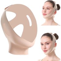 V-face Face Sleeping Mask Slimming Full Lifting Cheek Slimming Bandage Adjustable Reusable Breathable Sculpting Sleep Face Mask