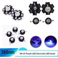 3W 395nm Purple LED bead LED light emitting diode 700mA Ultraviolet Bulbs Lamp 3.2-3.6V High Power LED