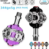 2023 RYET MTB Pedal SPD Clipless Ultralight Mountain Bike Pedals Bicycle Dual Platform Footboard Clipless Cycling Bike Accessory