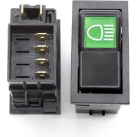 1PC High Low Turn Off Three Gear Switch Car Truck Motorcycle Headlight Switch Button On Off Control