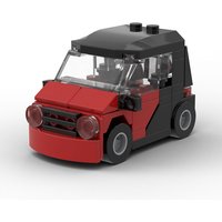Mini car city vehicle small particle assembly building block educational building collectible model toy gift 57pcs
