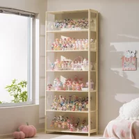 Figure Lego display cabinet model toy storage display cabinet transparent box glass door household building block cup rack