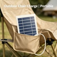 Mini Ultra-Thin Solar Photovoltaic Panel 5V2W, Suitable for Various Scenarios, Going Out for Travel, Outdoor Fishing,