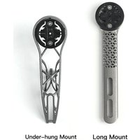 AliExpress rrskit RRSKIT 3D Printed Titanium Alloy Bicycle Computer Extended Bracket Suitable For Garmin Universal Base With Gopro Lamp Holder