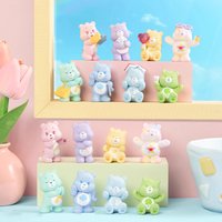 Care Bear Blind Box Shimmer Daily Series Trendy Action Figures Toy Figurine Cute Adorable Desktop Decor Gifts for Kids Birthday