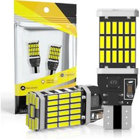2PCS Turn Signal Lamp T15 W16W 921 912 T16 T10 902 LED Bulbs High Power 45 SMD 4014 Replace for Car Reversing Light White Amber