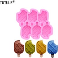 DIY stick ice earrings silicone mould jewelry accessories clay silicone mould Ice Cream Chocolate cake Decor molds