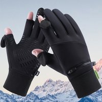 AliExpress GTUBIKE Autumn Winter Men Women Gloves Touch Screen Waterproof Windproof Gloves Outdoor Sport Warm Thermal Fleece Running Gloves