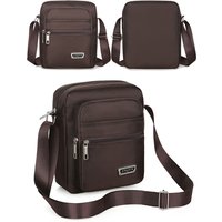 Men's Handbag Shoulder Messenger Bags Casual Canvas Travel Bag Waist Bag Multifunctional Waterproof Business Storage Bag Solid