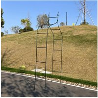 1pcs Metal Garden Arch, Plant Climbing Vine Frame, Balloon Arch Wedding Birthday Party Arch Support Lawn Courtyard Decoration