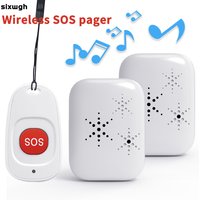 Wireless SOS Emergency Call Button Elderly Patient Caregiver Pager Home Remote Alert Doorbell