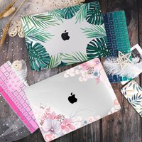 Floral Printing Hard Laptop Case For Macbook Pro Retina 11 12 Air Pro 15 16 Touch bar 2020 A2337 A2289 A2338 A2179 Crystal Cover
