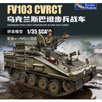 Gecko model assembly model kit 35GM0056 1/35 Ukrainian FV103 CVR(T) Spartan APC w-HMG (Russian-Ukraine War)