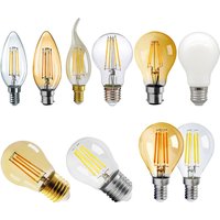 4PCS LED Retro Edison Light Bulb A60 G45 ST64 G80 G95 G125 E27 E14 B22 220V Vintage Ampoule Incandescent Edison Filament Lamp