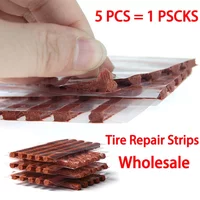 Car Motorcycle Tire Repair Strips Tubeless Seal Strip Tyre Puncture Rubber Strip Plug Universal Car Bike Tire Repair Accessories