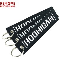 3PCS HOONIGAN Cars Motorcycles Key Chain Backpack Key Tags Pendant Fashion Keyring Accessories Gift