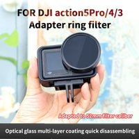 52mm Adapter Ring Threaded Filters For DJI Action 5Pro/4/3 Camera 10X Close-up ND CPL UV STAR NIGHT BLACK SOFT Filter Accessory
