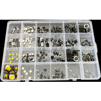 240pcs/box Micro Momentary Tact Switch Tactile Push Button Switch 24 Values 4 pin/3 pin/2 pin 2*4 3*6 4*4 6*6 Assortment Kit