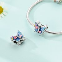 New 925 Sterling Silver Flower Butterfly Charms Beads Fit 3mm Original Bracelet DIY Women Exquisite Engagement Jewelry Gifts