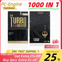 1000 in 1 PCE Game Card Flash Drive Memory Card Store NTSC / Pal Game Files For PC-Engine Turbo GrafX Game Consoles With 8G Card