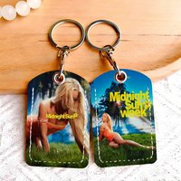 Singer Zara Larsson Midnight Sun Card Holder Keychain Key Ring Door Lock Access Protective Case For Security Gift