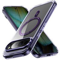 Transparente magnetische Handyhülle für Magsafe Wireless Charging für Google Pixel 10 9 Pro XL 9A 8A, stoßfeste Rückseite, klare Abdeckung