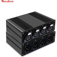 4 Channels XLR Balanced Audio Fiber Optical Extender Over Optical Fiber 20km XLR Balanced Audio Transmitter and Receiver Kit