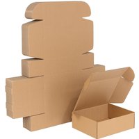 Braune Transportbox, kleiner Wellkarton, verwendet für Transportverpackungsbox, Geschenkverpackungen, Bastelverpackungen