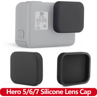 Hero 7/6/5 Silicone Lens Cap Soft Protective Cover Dustproof Len Case For GoPro Hero 7 6 5 Black Action Camera Accessories