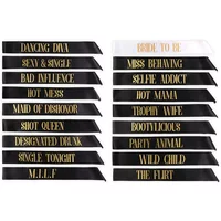 7/12/18pcs Bride To Be Team Bride Tribe Sash Set Wedding Bachelorette Party Bridal Shower Hen Girls Night Out Decoration Favors