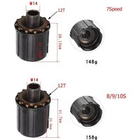 AliExpress NONE 7/8/9/10 Speed Bicycle Freehub Body For Shimano MTB Road Bike Hubs Body Cycling Freehub Rear Bearing Base