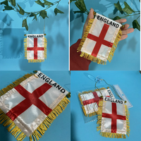 2026 football cup / England Car Window flag 8*12cm Polyester double side printed England Hanging pennant Flags England Mini flag