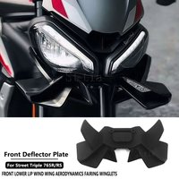 For Street Triple 765RS 765 R RS 2020-2025 Front Spoiler Front Beak Spoiler Motorcycle Winglet Spoiler Downforce Deflector