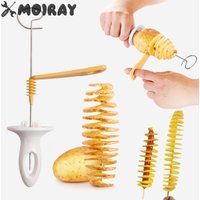 Spirale Kartoffelschneider Twisted Slice Kartoffturm Wirbelwind Kartoffelschnitt Diy Kreativer Obst- und Gemüsespiralschneider für die Küche