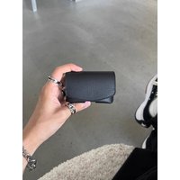 Japanese Style Maison Sbond Small Leather Wallet Genuine Cowhide Minimalist Compact Coin Purse Card Holder for Men And Women