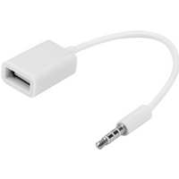 15cm 3.5mm 2.0 Cord Line Audio AUX Jack Male To USB Auto Car Accessories Type A Female OTG Converter Adapter Cable Wire