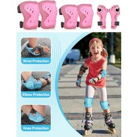 AliExpress XQWOXQ 6 in 1 Kids Protective Gear Set Knee Pads for Kids 3-10Years Toddler Knee and Elbow Pads with Wrist Guards for Skating Cycling