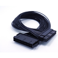 18AWG ATX 24(20+4)Pin Female Motherboard PSU Power Supply Male To Female 24Pin PSU Extension Cable Mainboard Adaptor 32CM