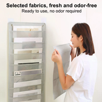 Wall Hanging File Folder Organizer Letter Size Hanging Storage Organizer Bag