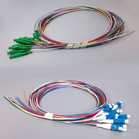 12 Colored Fiber Optic Pigtail LC/UPC LC/APC 0.9mm Fibre Optics Single Mode Fiber Optic Tail Cable1M/1.5M/2M/3M