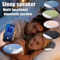 1-4PCS High Tech Mini Bluetooth Sleep Speaker Under Pillow Disc Sound Portable Rechargeable for Relaxation and Insomnia Gift