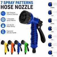 High Pressure Garden Watering Gun Adjustable 7 Modes Spray Nozzle for Lawn Yard Plant Irrigation Car Wash Supplies