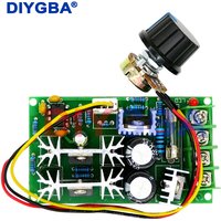 DC 10-60V 12V 24V Motor Speed Control Regulator PWM Motor Speed Controller Switch 20A Current Regulator High Power Drive Module