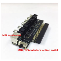 New Tech RGBS Card Video Booster RGBS Signal Output Audio Output for PC Engine Grafx for Grafx TV AC RGBS Conveter