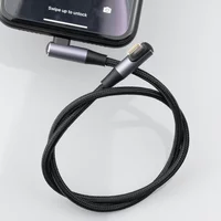 0.5m 1m 2m Double Elbow 27W PD USB C to Lighting Cable for iPhone 14 13 12 11 Pro Max 90 Degree Fast Charging Cable PD Data Cord